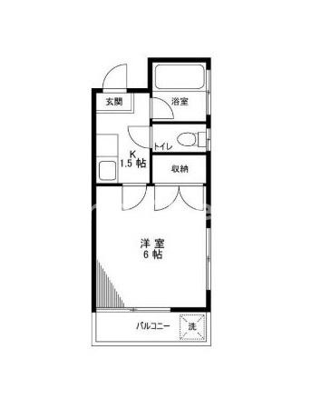 コーポ佐々木の間取り