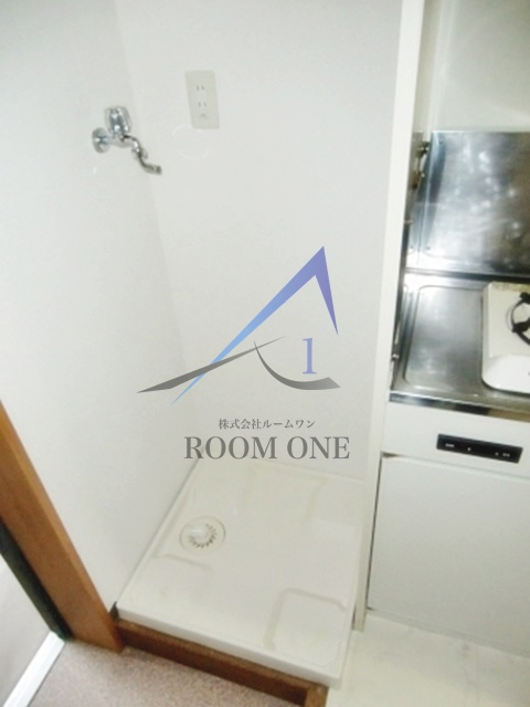 ＮＫハイツ３の設備|洗濯機置き場です。