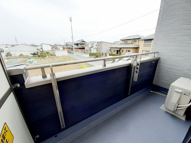 ラクーン大垣のバルコニー