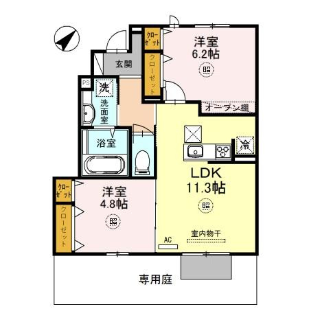 サニーコート加佐弐番館の間取り