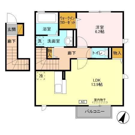 【間取り】 | ＴＩＡＲＡ　Ⅰ