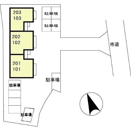Ｓ・Ｈドリームの区画図
