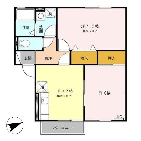 Ｓ・Ｈドリームの間取り