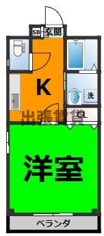 仲介手数料0円！！ALBORE kamiotaiの間取り