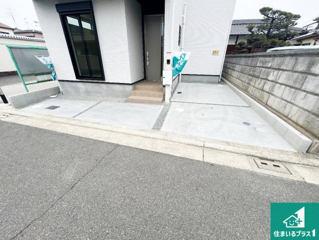 堺市中区八田南之町　第1期　新築一戸建ての駐車場|駐車スペース！散水栓があるので、こまめに愛車を洗えます！