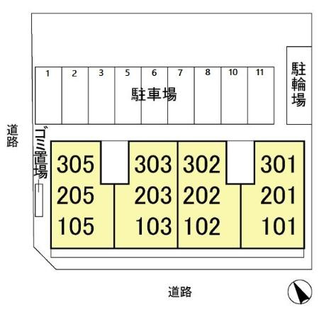 エーデルワイスの区画図