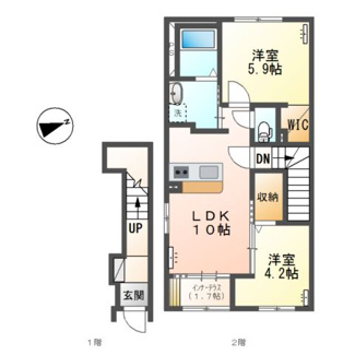 【間取り】 | 仮）取手市寺田新築アパート