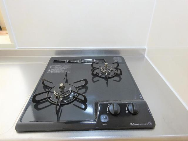 仮）取手市寺田新築アパートのキッチン|２口ガスコンロ（イメージ）