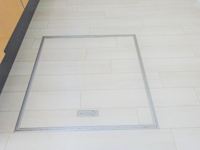 仮）取手市寺田新築アパートのキッチン|床下収納（イメージ）