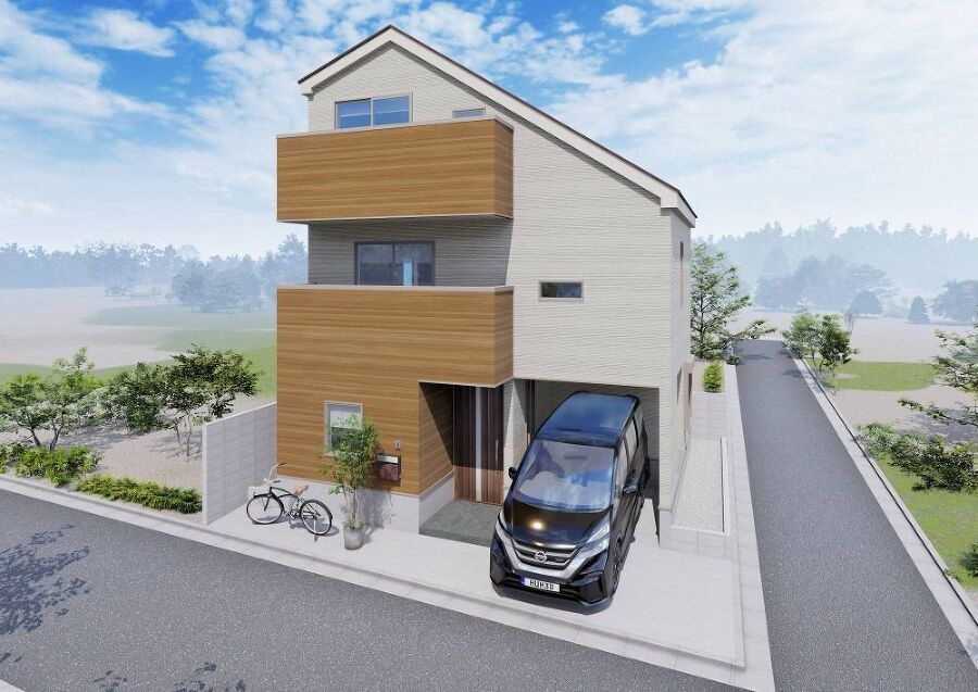 練馬区北町5丁目　制震×太陽光　車庫付き戸建　限定1棟