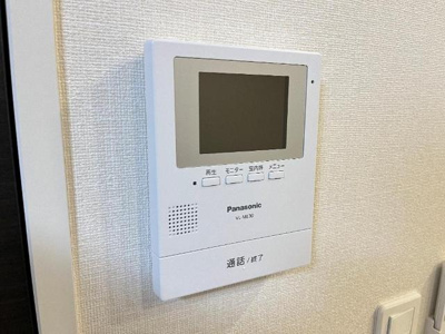 【セキュリティ】 | ペット可／上横場新築アパートB（仮 | カメラ付インターホン（イメージ）