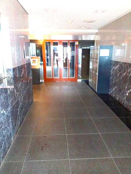 ワイズユウラク熊谷パテラ　全室2面採光のエントランス