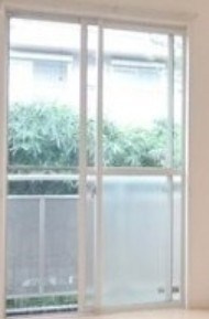 桜コートのバルコニー