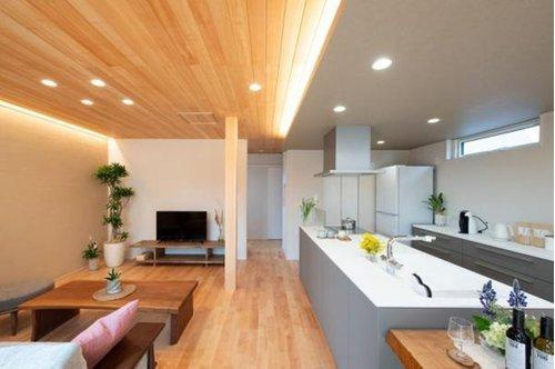 半田市山代町2丁目　全1棟のキッチン|LDK☆　アイランドキッチン♪