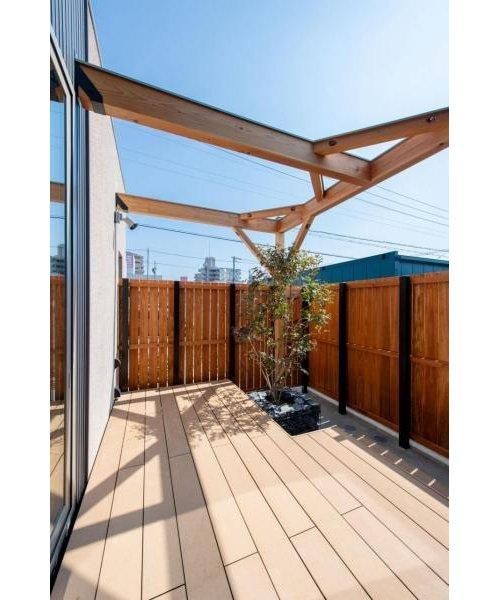 半田市山代町2丁目　全1棟のその他|ウッドデッキ♪