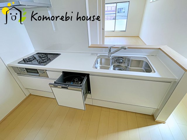 第1上尾市谷津　新築一戸建て　Aのキッチン|きれいなキッチンです