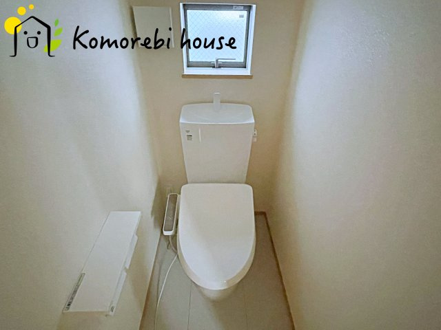 第1上尾市谷津　新築一戸建て　Aのトイレ|トイレもきれいです