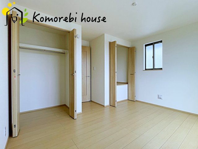 第1上尾市谷津　新築一戸建て　Aの寝室|広くて明るい寝室