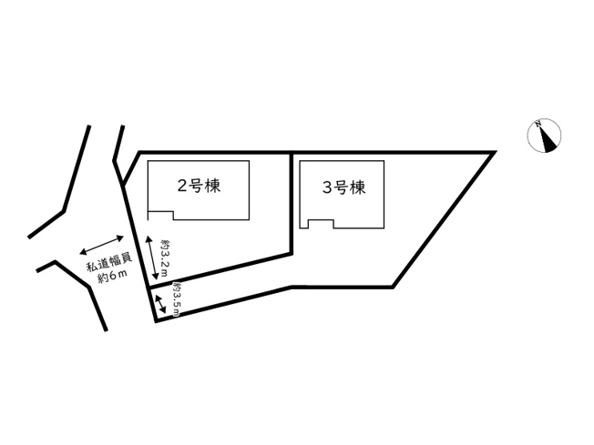 【区画図】 | 姫路市広畑区西蒲田第17／全3棟