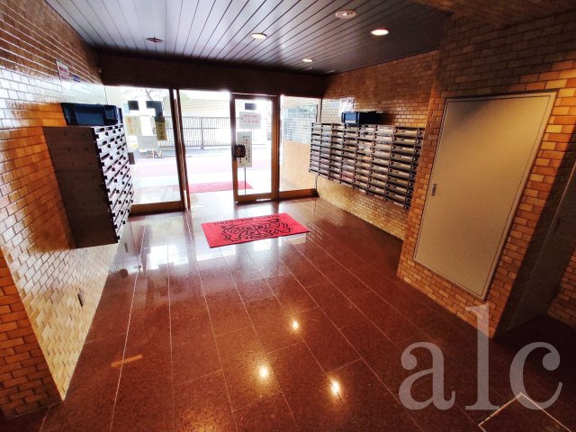 新宿区西新宿６丁目の賃貸マンションのロビー|豪華な造りの共用部です。