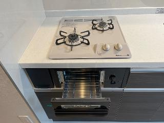 上池台２丁目マンション（仮のキッチン|グリル付き２口コンロ（イメージ）