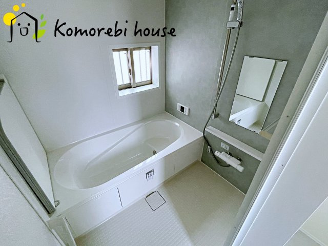 第1上尾市谷津　新築一戸建て　Bの浴室|きれいなお風呂です