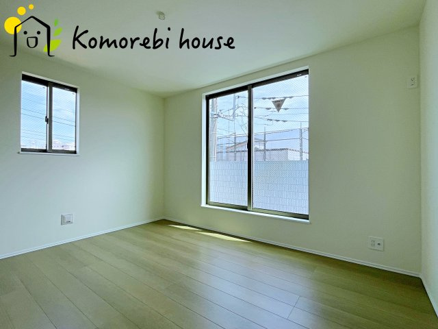 第1上尾市谷津　新築一戸建て　Bの寝室|ゆとりの広さです