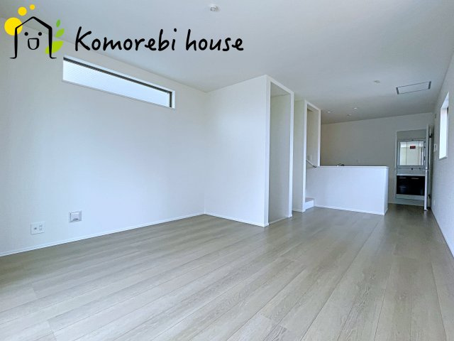 第1上尾市谷津　新築一戸建て　Bの居間・リビング|リビングです