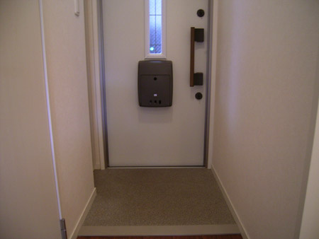 メゾンドフランシスカの玄関|毎日通る玄関はこちらです