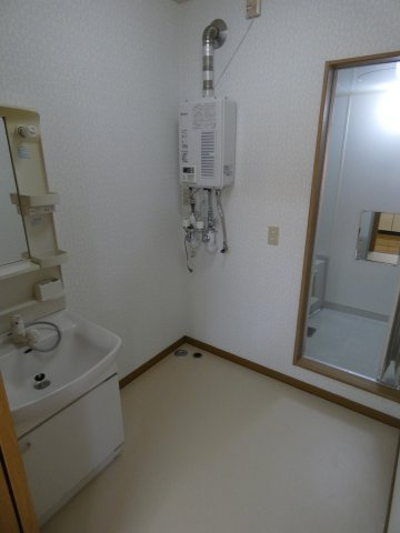 西24南3二戸借家の洗面所