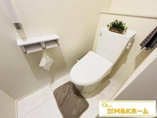 半田市平地馬場町2丁目　全2棟　2号棟のトイレ|トイレ　温水洗浄便座付き☆