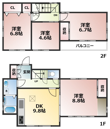 石神井台8丁目戸建の間取り