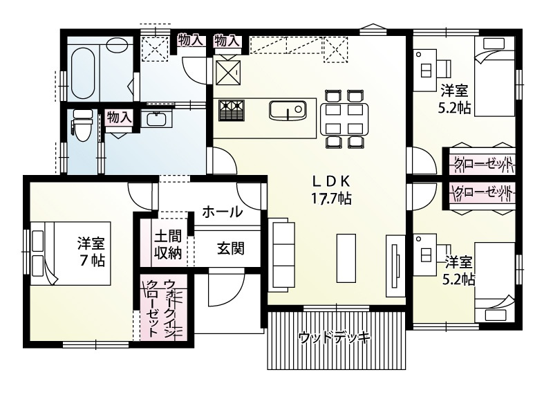【波志江町1区画　配置図】