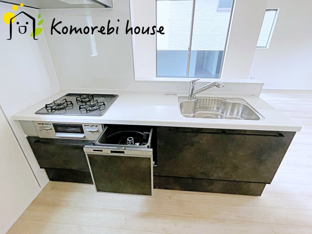 第2上尾谷津　新築一戸建て　Aのキッチン|使いやすいキッチンです