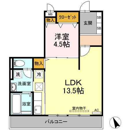 エスポワール青江の間取り