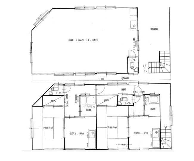 【間取り】 | 袋井栄町倉庫