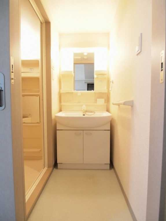 TAKE7西新宿　オートロック　ネット無料　シャーメゾンの洗面所