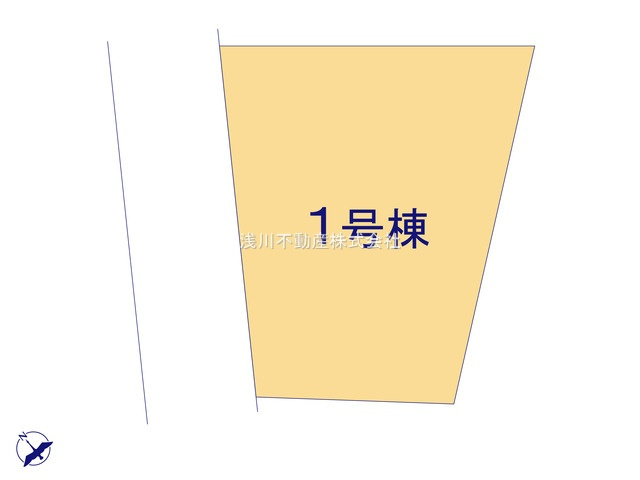 八王子市　打越町　新築一戸建て　５期の区画図|～敷地45坪超と、ゆとりのある広さです～