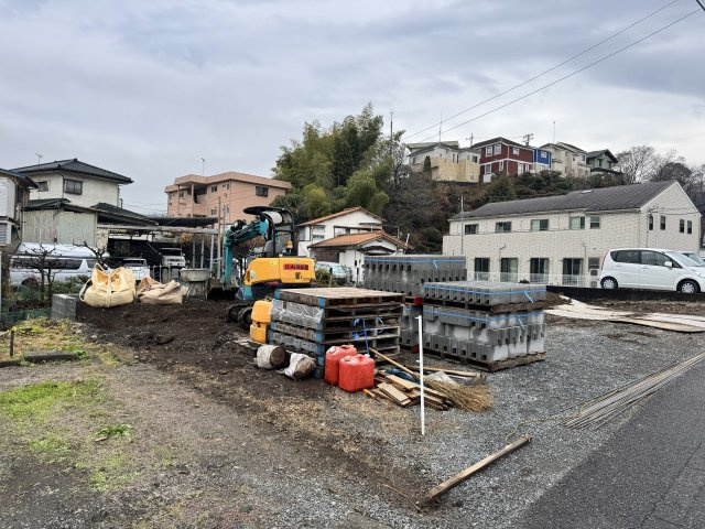 八王子市　打越町　新築一戸建て　５期の外観|～北野駅徒歩5分　片倉駅徒歩12分　並列2台駐車可能カースペース付きの新築一戸建て～