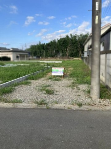 分譲地　豊川市上野三丁目　区画Cの外観|共有道路