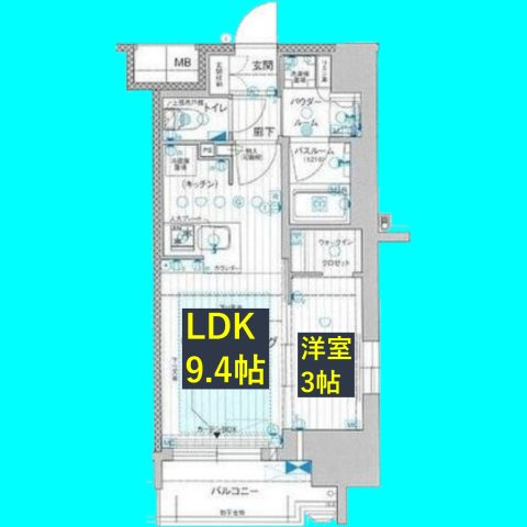 プレサンス　レイズ　千種今池の間取り