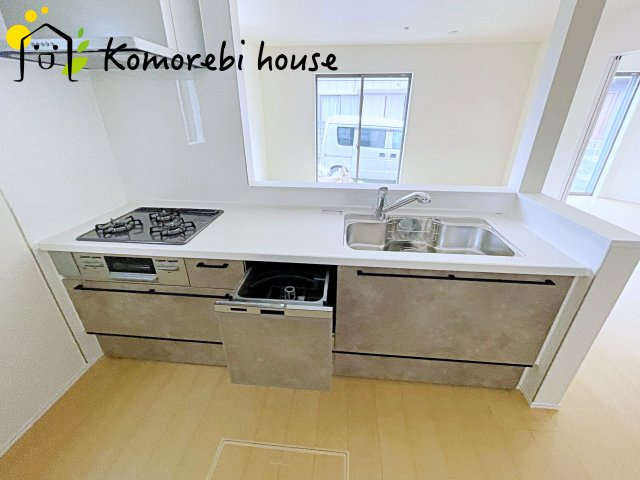 第2上尾谷津　新築一戸建て　Bのキッチン|きれいなキッチンです
