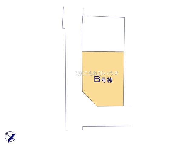 第2上尾谷津　新築一戸建て　Bの区画図|B号棟