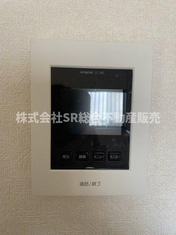 若江本町2丁目中古戸建の防犯設備|モニター付きインターホンがあり女性やお子様にも安心です！