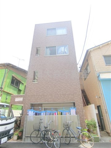 シュガーポートの外観|2007年11月築　鉄骨造地上4階建てオートロック付賃貸マンション
東京都大田区大森東5丁目　東京モノレール昭和島駅最寄り徒歩8分、京浜急行本線大森町駅徒歩17分、平和島駅徒歩20分