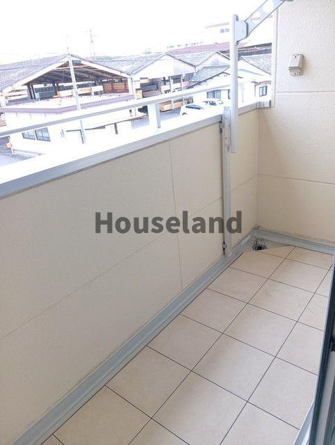 築港一戸建のバルコニー