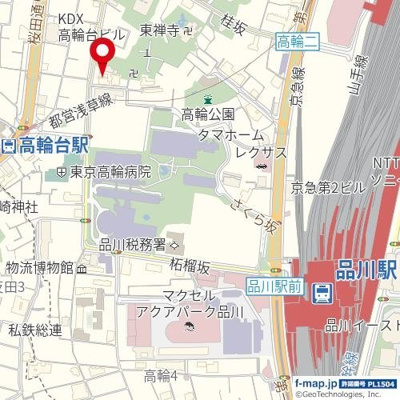 【地図】 | トーア高輪ガーデン