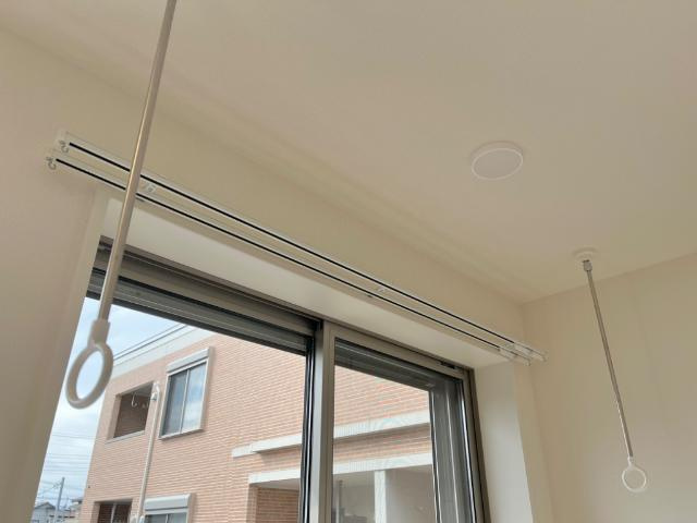 牛久保町岸組新築アパート（仮の設備|室内物干し（イメージ）