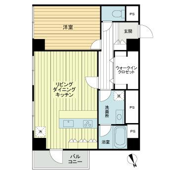 アクセス西新宿の間取り