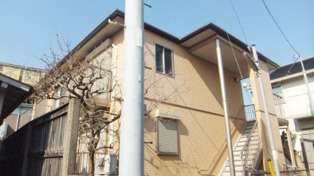 シェリエールＢの外観|閑静な住宅街です。